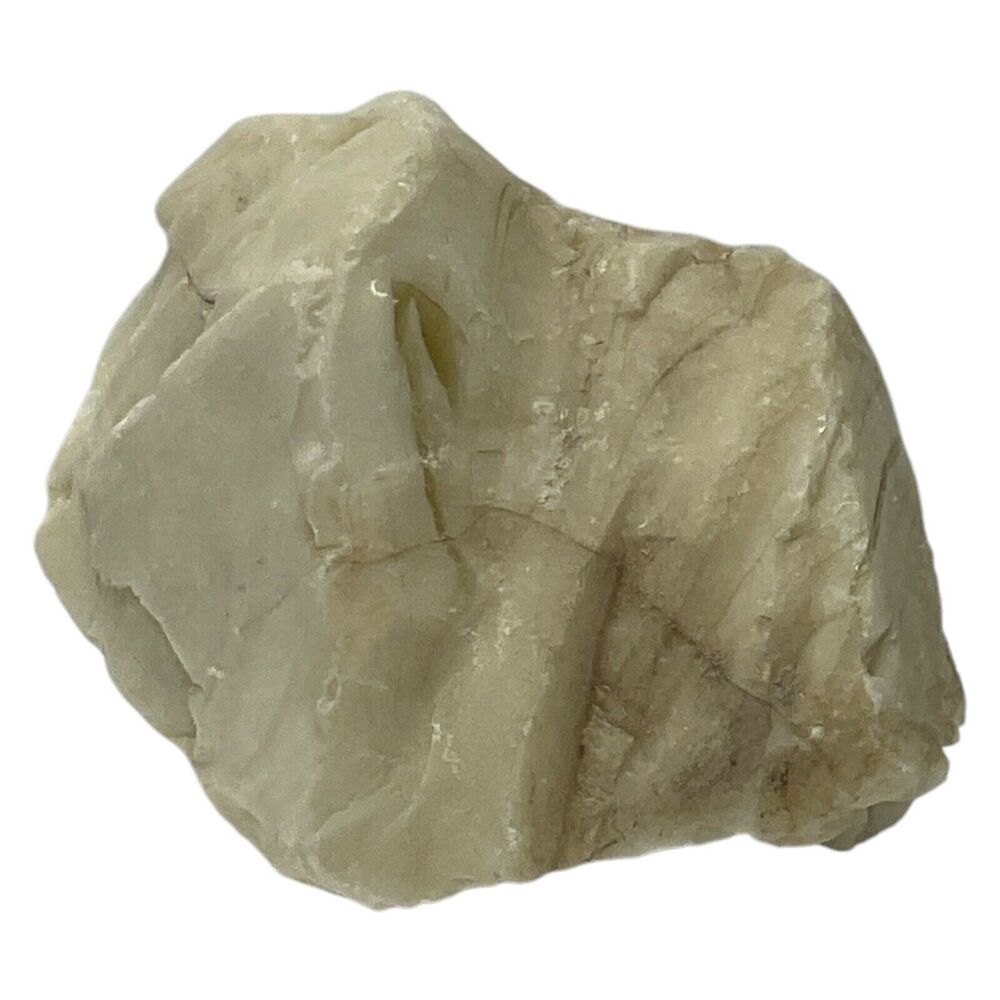 Cream Swirled Opaque Art Glass‎ Cullet Slag Glass #5XL3